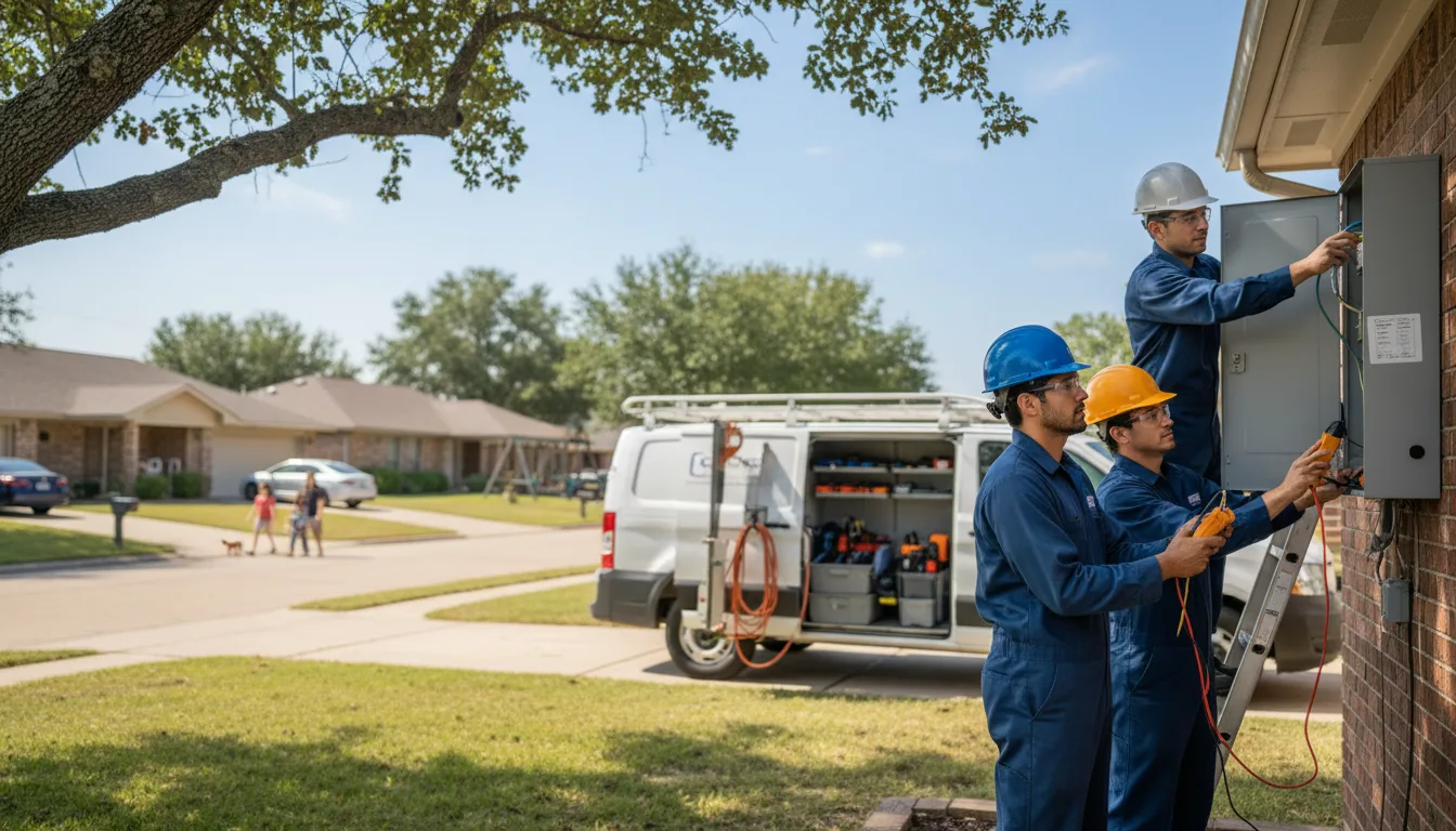 Certified electrician providing emergency electrical services in Oslo, MN